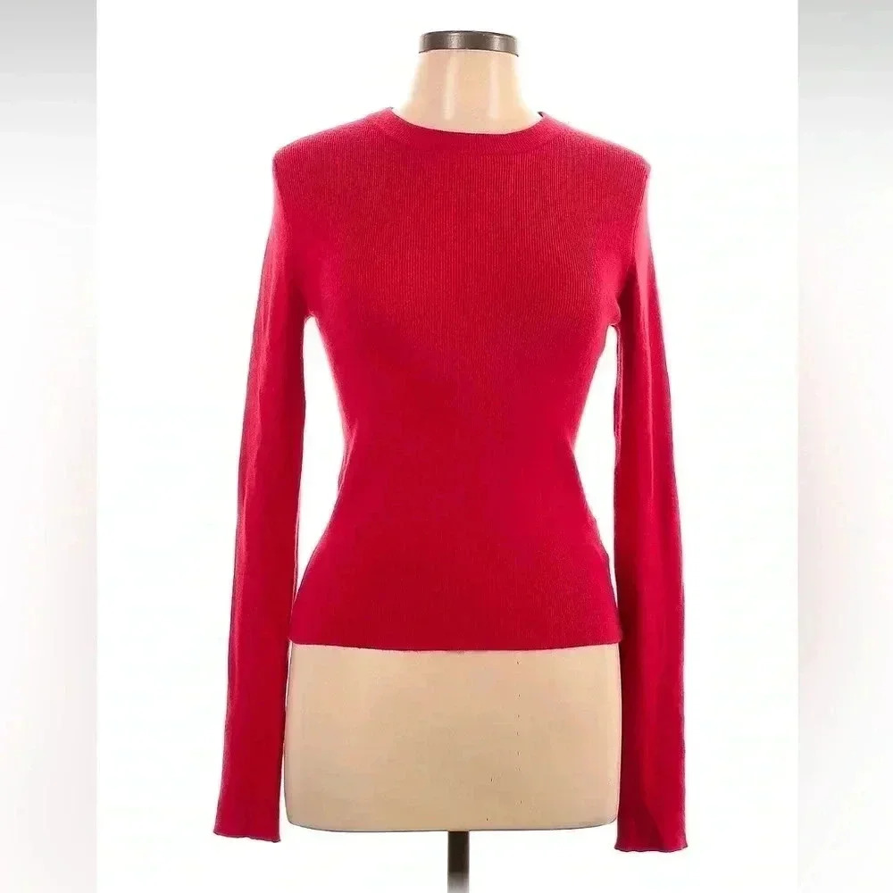 SHEIN | red long sleeve sweater size large